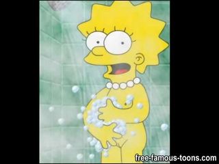 Lisa simpson dương vật giả mình và phun tất cả hơn các nơi